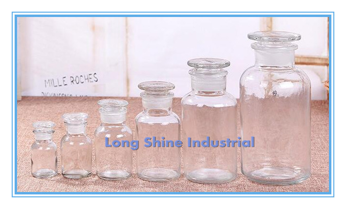 125ml Reagent Bottles Ground Glass Stopper Amber Laboratory Bottle