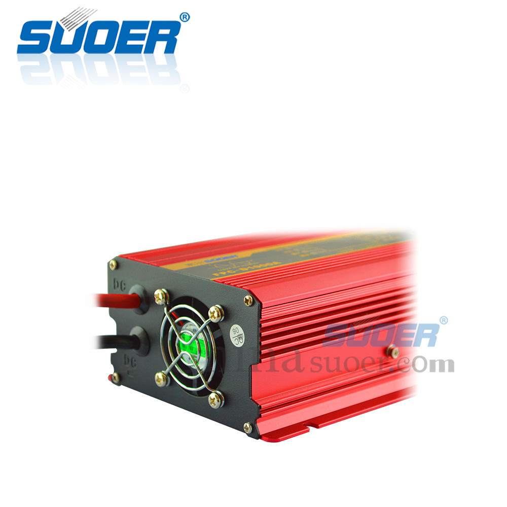 Suoer 12V 220V 1000W Pure Sine Wave Power Inverter with LCD Display (FPC-D1000A)