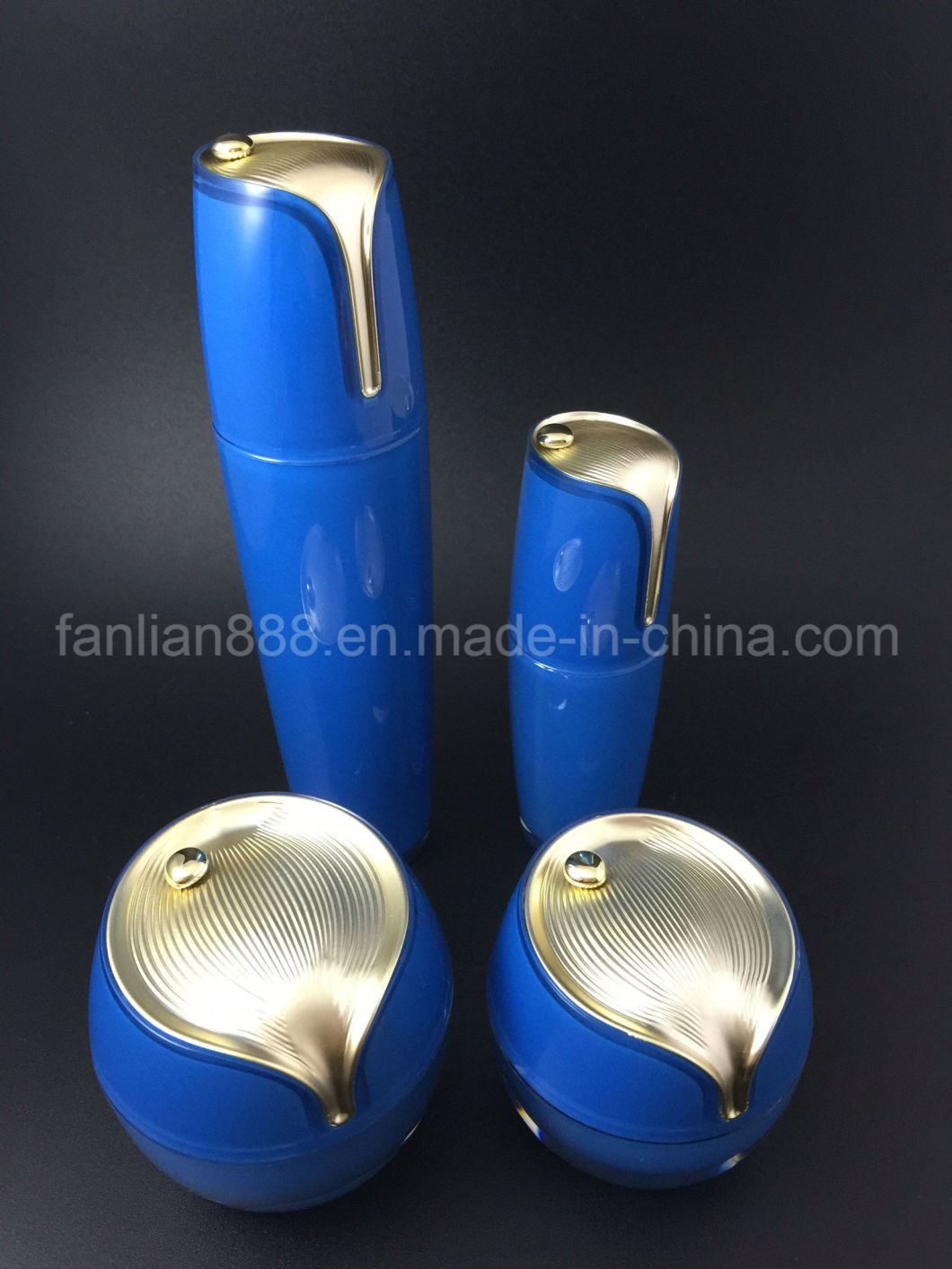 Acrylic Flounced Bottles for Cosmetic Packaging