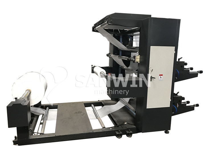 Roll to Roll Kraft Paper Flexo Printing Machine