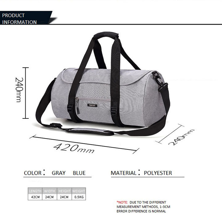 Polyester Sport Carry Gym Travel Garment Duffel Laggage Bag Travel Luggage