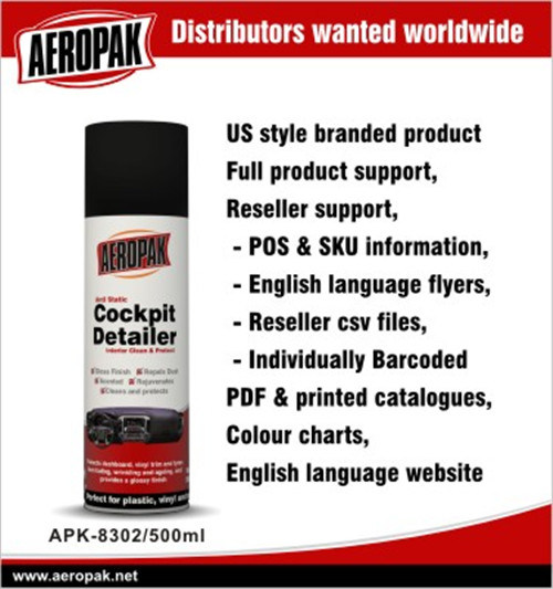 Aeropak Cockpit Detailer Cleaner for Leather