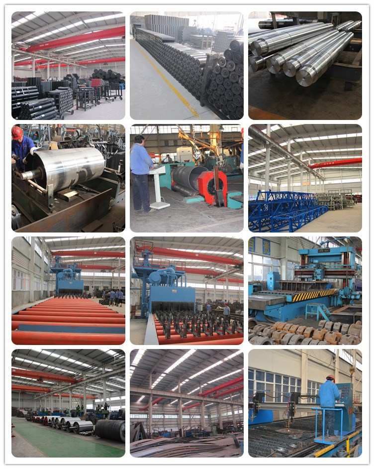 Heavy Duty Belt Conveyor Shock Absorb Rubber Impact Buffer Bed