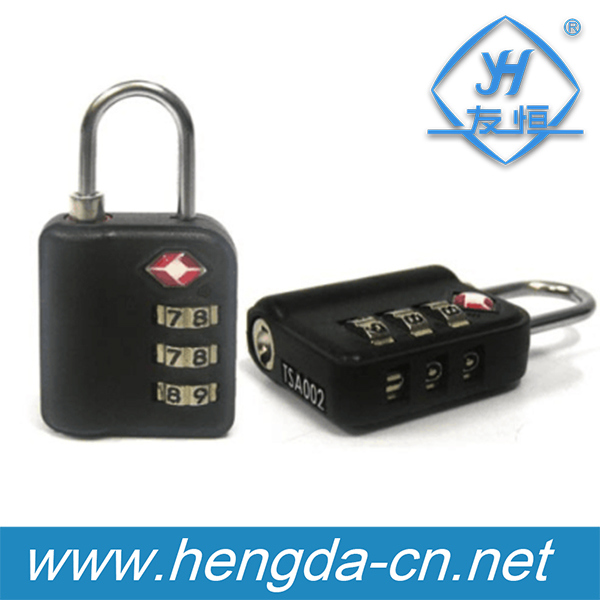 3 Dials PC Travel Luggage Combination Tsa Lock (YH1052)