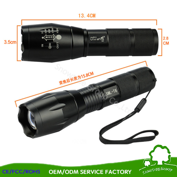 Flash LED Light for Flashlight with Battery LED Flashlight Torch, Aluminum LED Flashlight