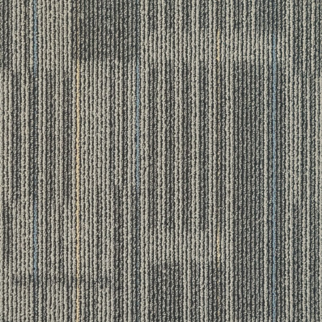 Decorative 50X50cm Fireproof Commercial Nylon Carpet Tile