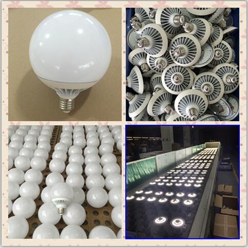 High Lumen G95 G120 10W 12W 15W 18W 24W Aluminum LED Bulb Light E27 PF>0.9 100lm/W