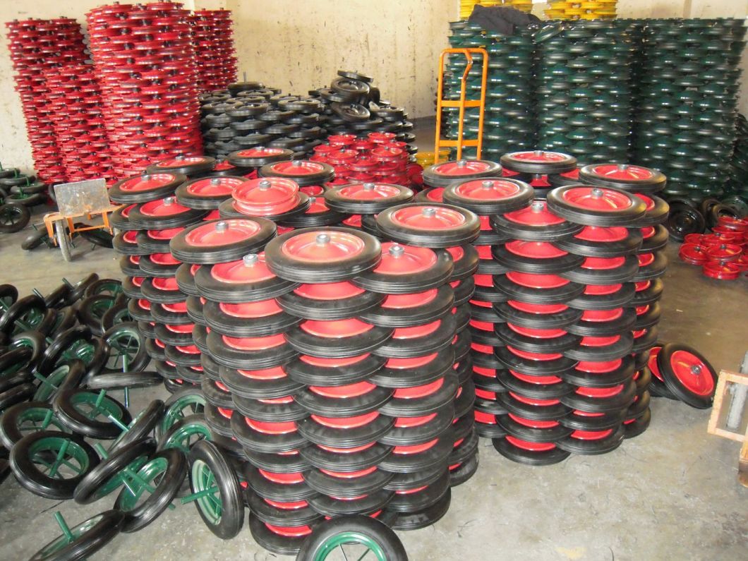 200X50mm Solid Powder Rubber Wheels