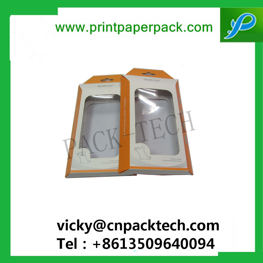 Bespoke Pure Color Folded Cosmetic Box Nail Polish Box Lip Balm Gloss Packaging Box Earphone Packaging Cardboard Box with PVC Window