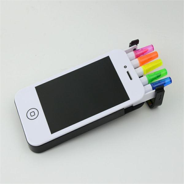 Promotional Gift 5 Color 5 in 1 Highlighter Marker Pen Set