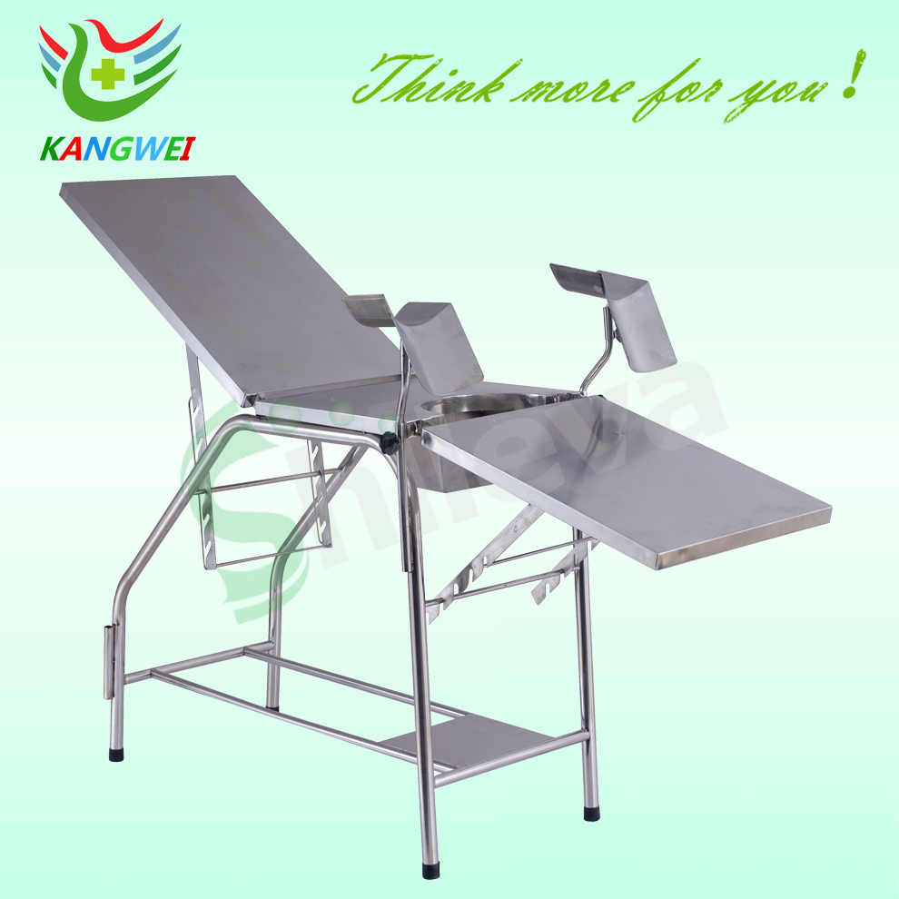 Gynecology Examination Hospital Medical Bed with ISO Approved Hospital Furniture (SLV-B4025S)