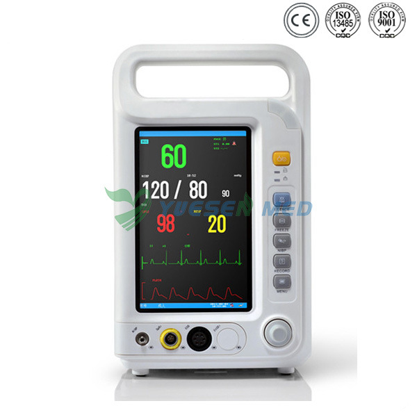 Hospital Medical Vital Signs Cardiac Multi Parameter Patient Blood Pressure Monitor