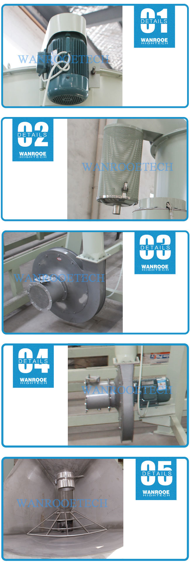 Lifting Type Plastic Granules Mixing Dryer