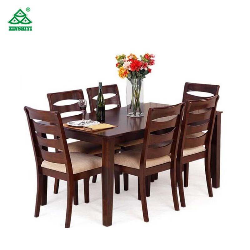 Outdoor Furniture Modern Outer Wooden Dining Table and Chair Custom Manufact