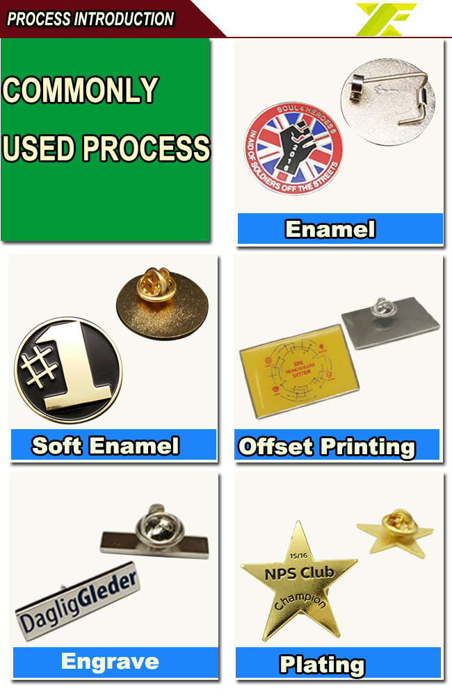 Customized Souvenir Enamle Pin Badge with Logo Design (BG03)