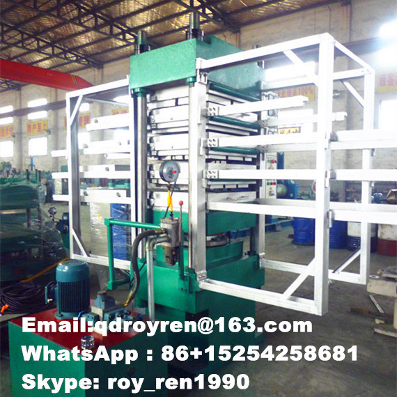 2016 World Popular Rubber Paver Making Machine / Rubber Tile Machine