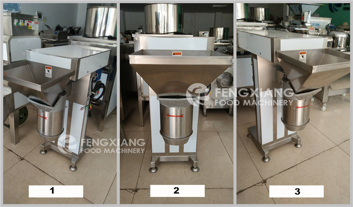 High Efficiency Vegetable Frozen Cheese Mincer Onion Paste Making Machine