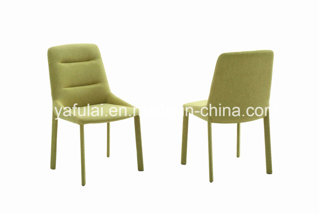 Modern Green Fabric Dining Chair Covers Restaurant Furniture