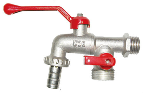 Brass Hose Cock/Bibcock/Tap with Alumium Handle (EM-V-A152)