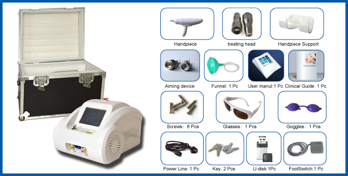 Newest Laser Removal Tattoo/ Q Switched ND YAG Laser/Laser Tattoo Removal Machine Price