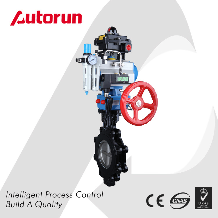 Durable Service Pneumatic Lugged Butterfly Valve