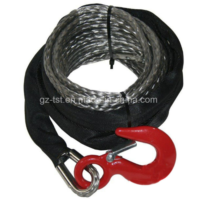 10.5t Synthetic Rope with Hook 12mmx28m for Electric Winch