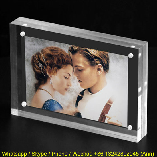 High Quality Magnetic Plexiglass Acrylic Photo Frame