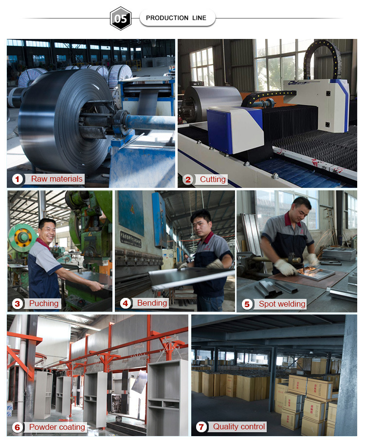 Luoyang Mingxiu Low Price 2 Swing Door Metal Locker Storage Cabinet / Steel Filing Cabinet