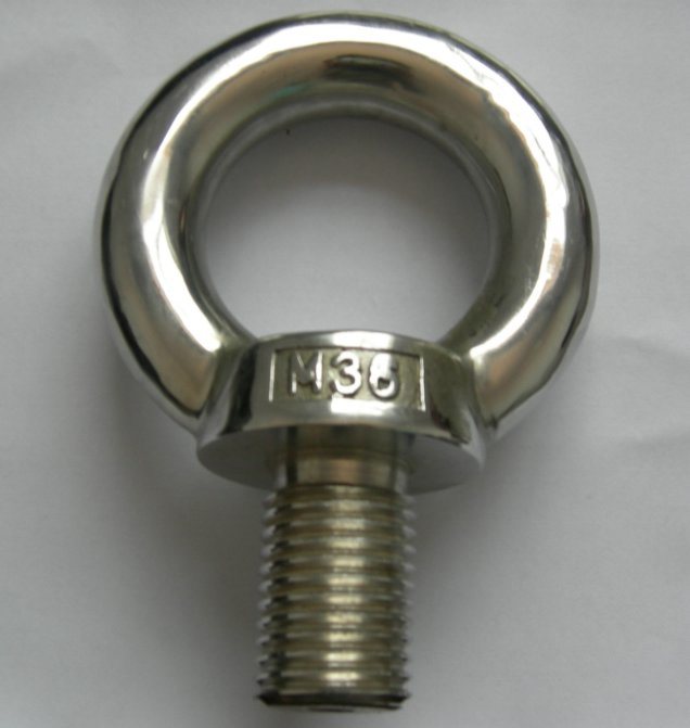 Hot Sale Polished Stainless Steel Rigging Eye Bolt DIN580/582 for Marine Accessories