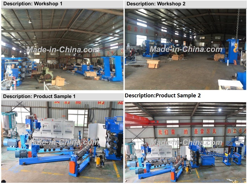 Recycling ABS PC Sheet Extruder Machine, Plastic Two Screws Extruder