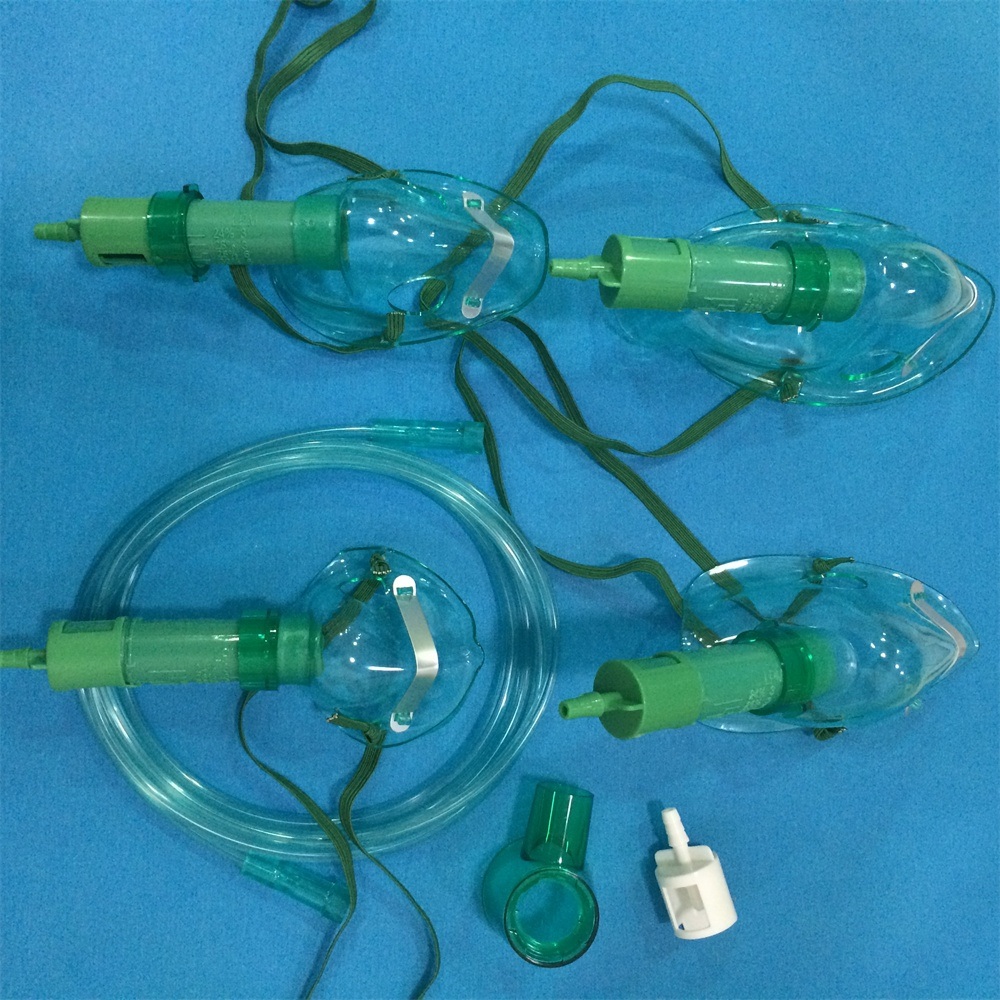 Adjustable Venturi Mask Multi-Vent Mask with Two Diluters