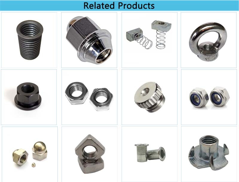 Standard DIN928-B Square Weld Nut M8