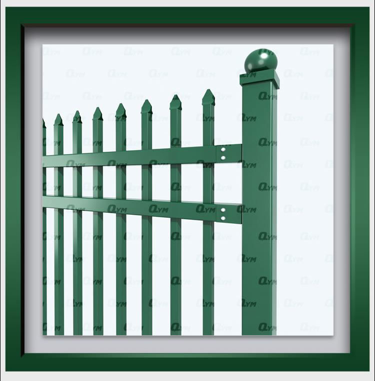 PVC Welded Metal Picket Fence/ Welded Aluminum Picket Fence