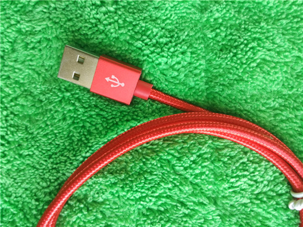 High Quality Universal USB 2.0 Nylon Braided Micro Data Cable for iPhone