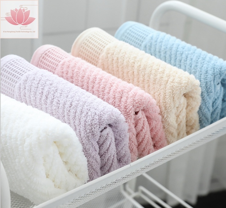 Promotional Luxury Hotel Plain Cotton Sport Washing Terry Face Towels