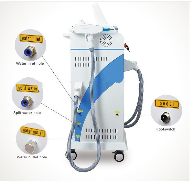 2018 Latest 4 in 1 Sr & Hr & RF & ND YAG Laser, Cheaper Hair Removal Laser Machine Prices (MSLOL02)