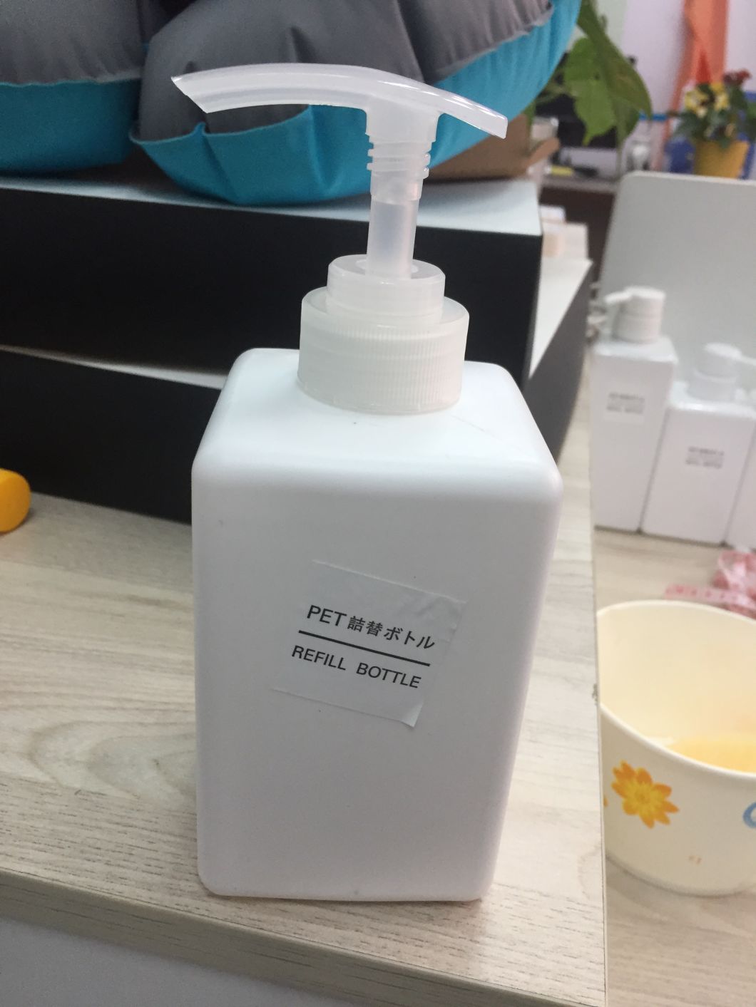 500ml Hand Washing Liquid Bottle with Lotion Pump Plastic Pet Empty Botte 500ml for Body Wash/Shampoo/Detergent