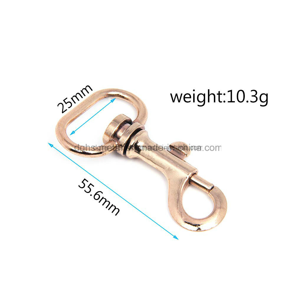 Hot Sale Zinc Alloy Pet Swivel Snap Hook for Leash Collar Bag (Hsg0022, 0023)