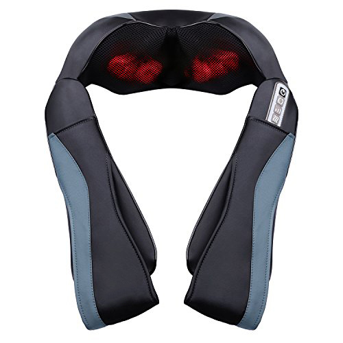 Amazon Hot Sale Shiatsu Neck Back Shoulder Massager with Heat