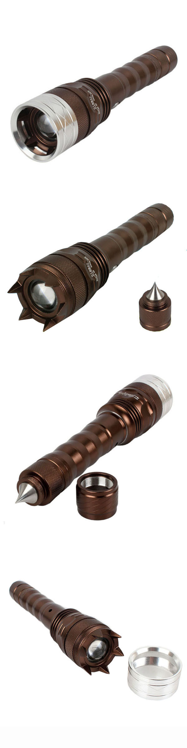 Self-Defence XP-E R2 Zoom LED Flashlight