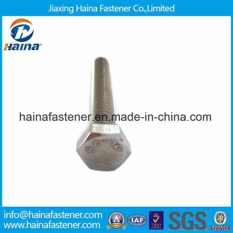 China Supplier All Types DIN931 DIN933 Hex Bolt and Nut