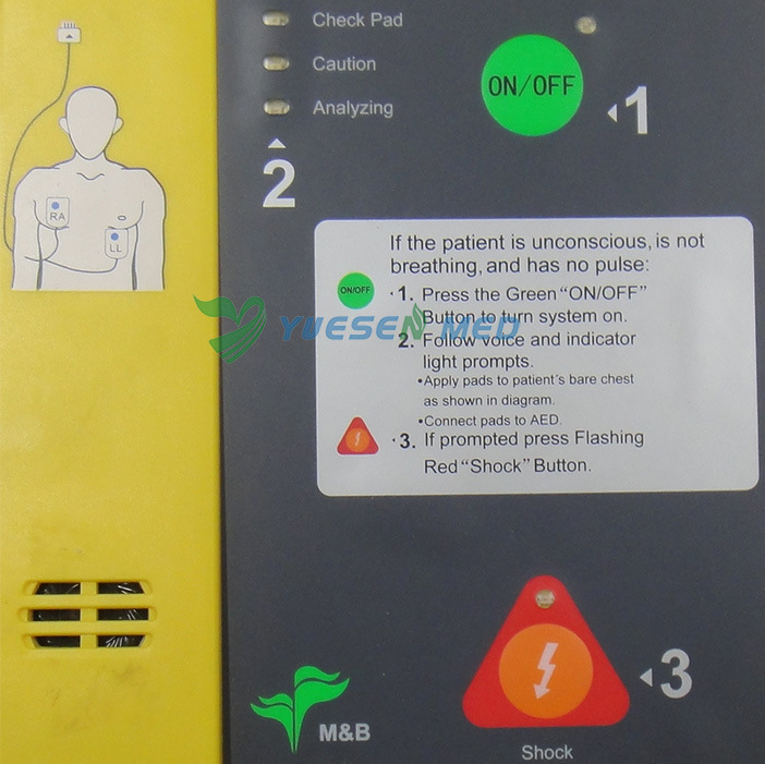 Hospital and Family Use Aed Automated External Defibrillator