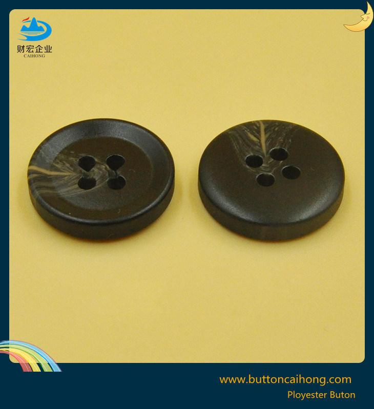 Imitation Horn Button with 4 Holes for Men Trouseres
