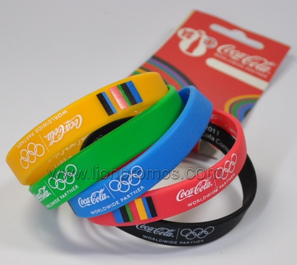 Beverage Cola Promotion Events Giveaways Premium Silicone Wristband