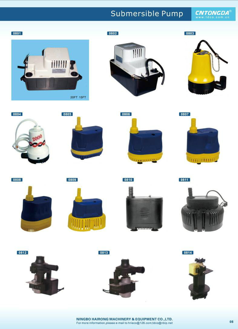 45W Black Submersible Pump, Aquarium Pump