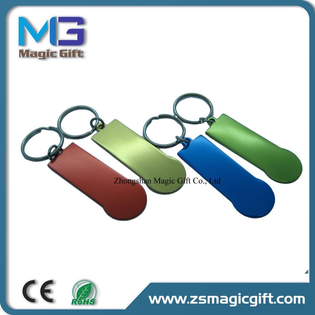 Hot Sales Promotional Cheap Aluminum Token Coin Keychain