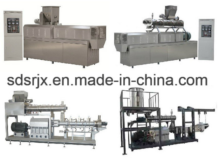 Twin-Screw Cereal Basing Extruded Dry Pet Dog Food Extruder Machine