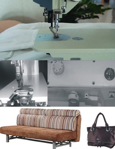 Long Arm Top and Bottom Feed Heavy Duty Sewing Machine