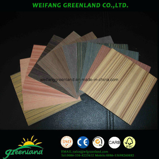 Natural Veneer Plywood for Furniture with Sapele Film, Cherry Film, Oak Film, Walnut Film, Teak Film