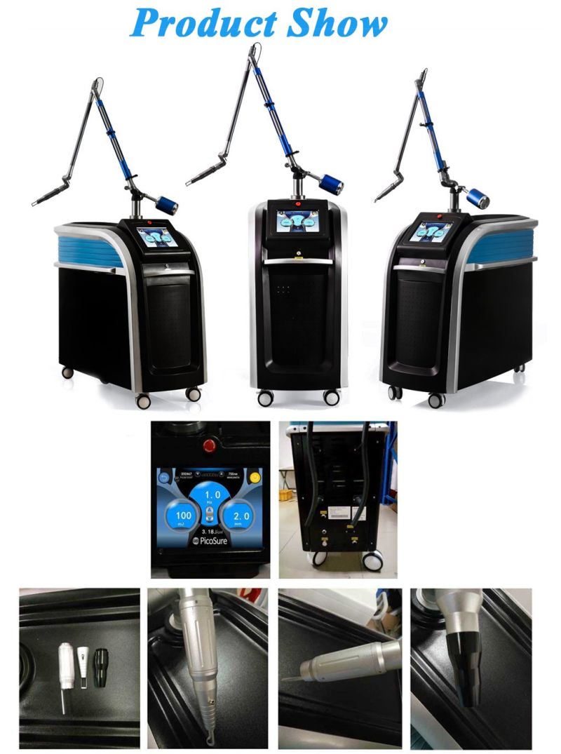 Latest Picosecond ND YAG Laser Tattoo Removal Machine with Ce